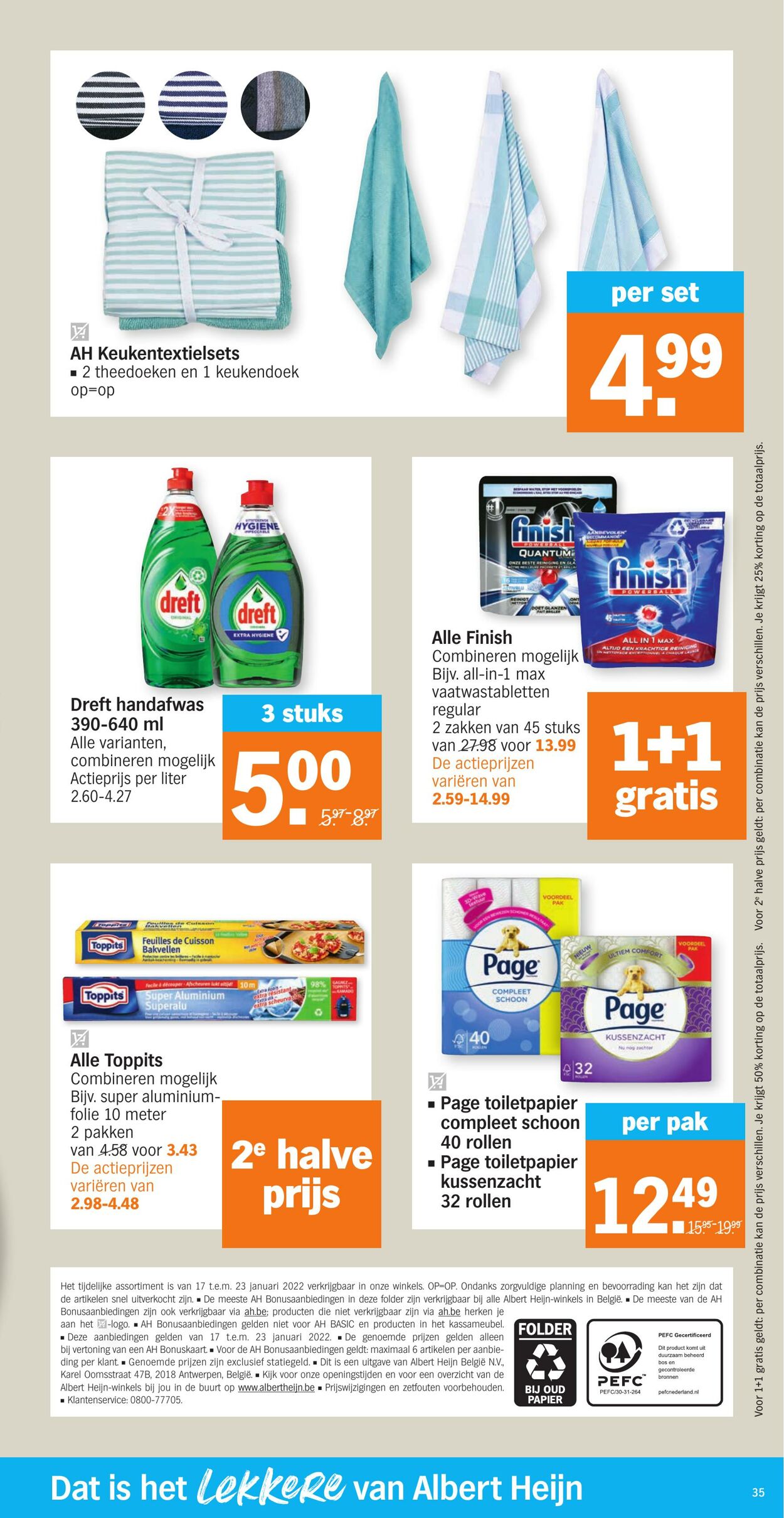 Folder Albert Heijn 17.01.2022 - 23.01.2022