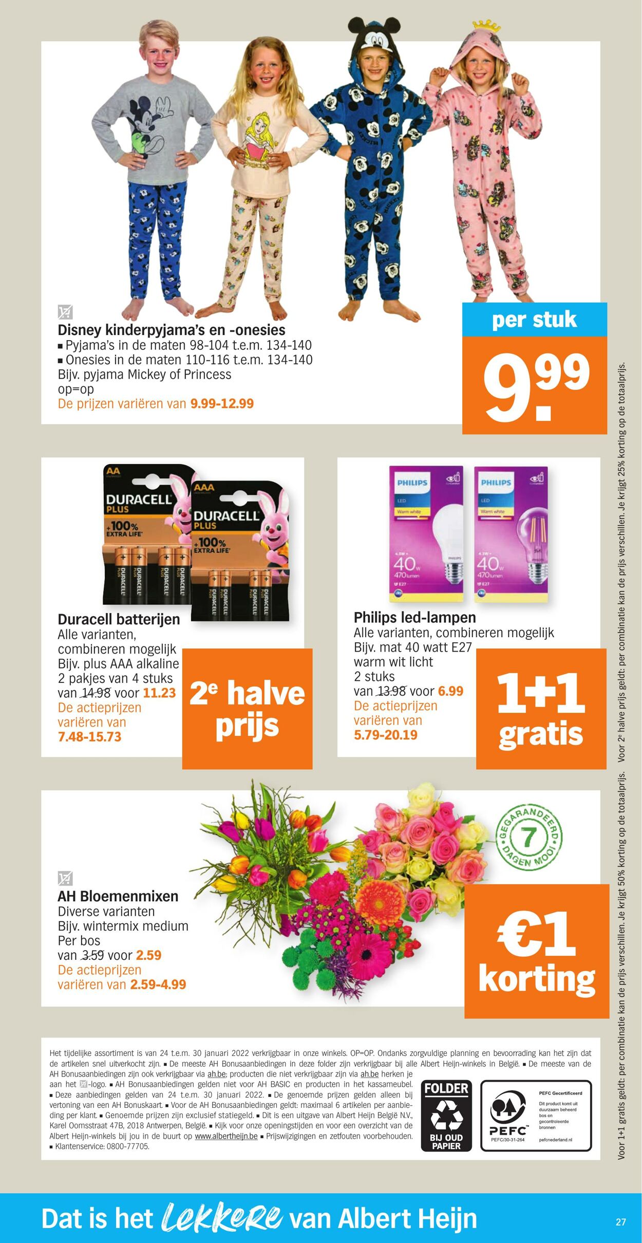 Folder Albert Heijn 24.01.2022 - 30.01.2022