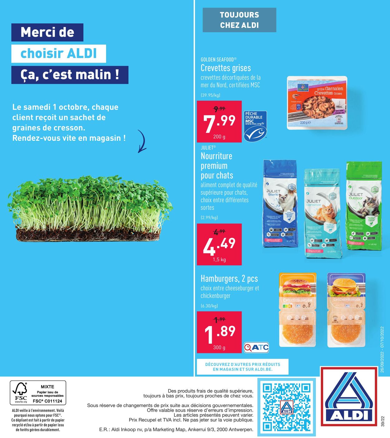 Folder Aldi 26.09.2022 - 01.10.2022