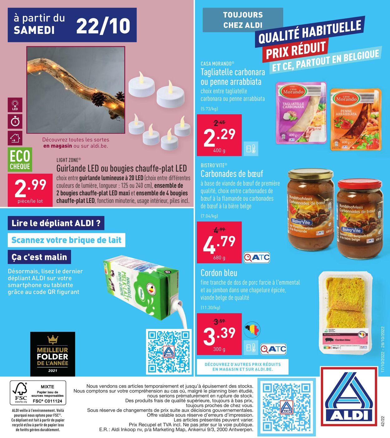 Folder Aldi 17.10.2022 - 28.10.2022