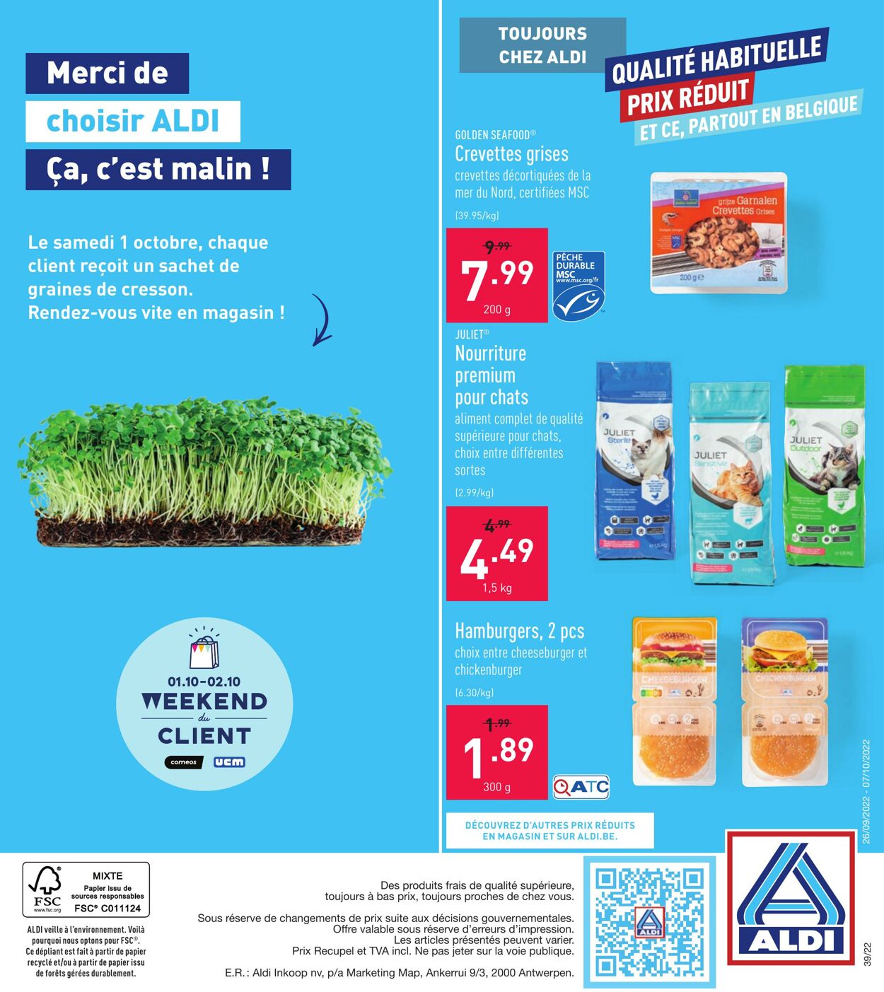 Folder Aldi 26.09.2022 - 01.10.2022