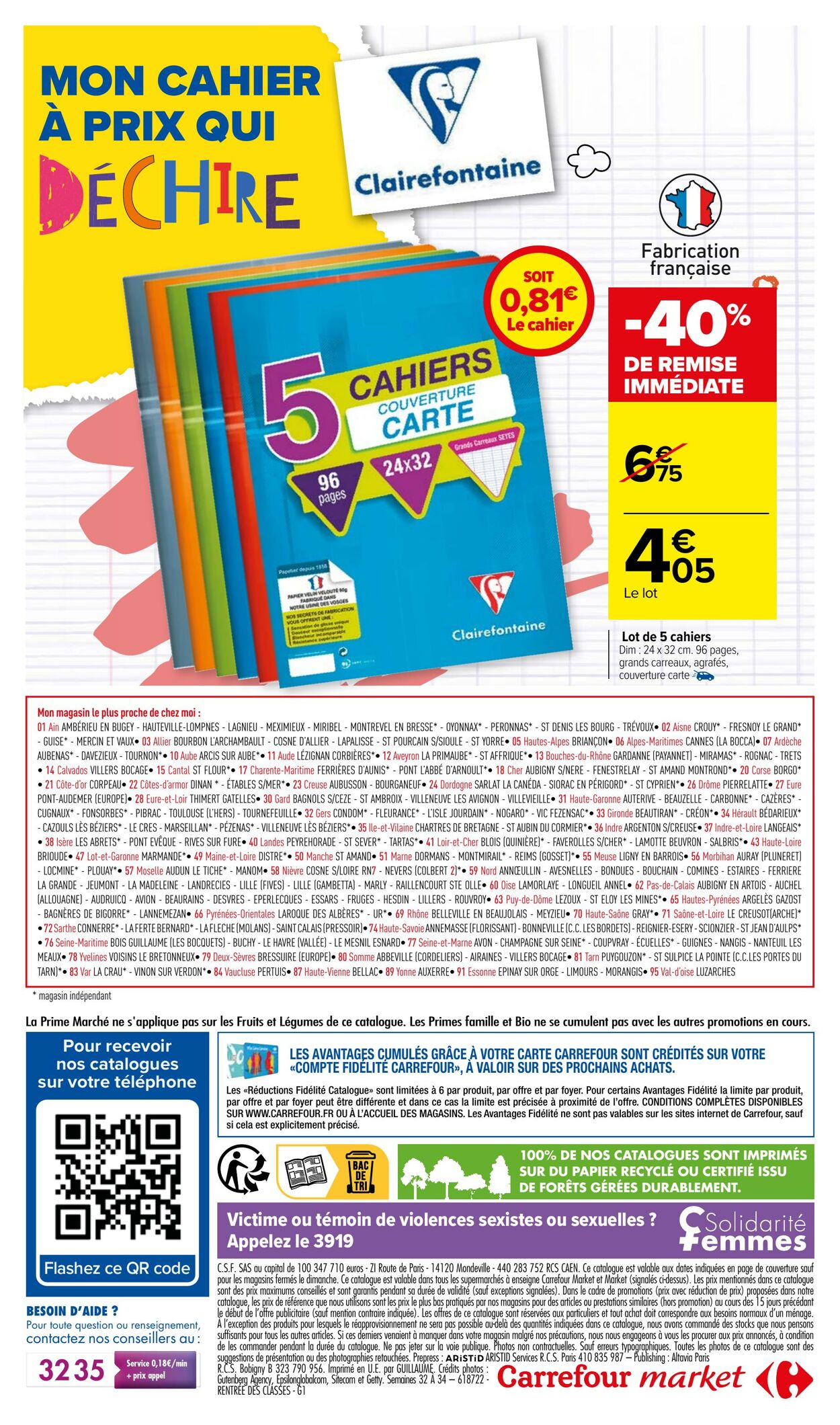 Folder Carrefour market 09.08.2022 - 28.08.2022