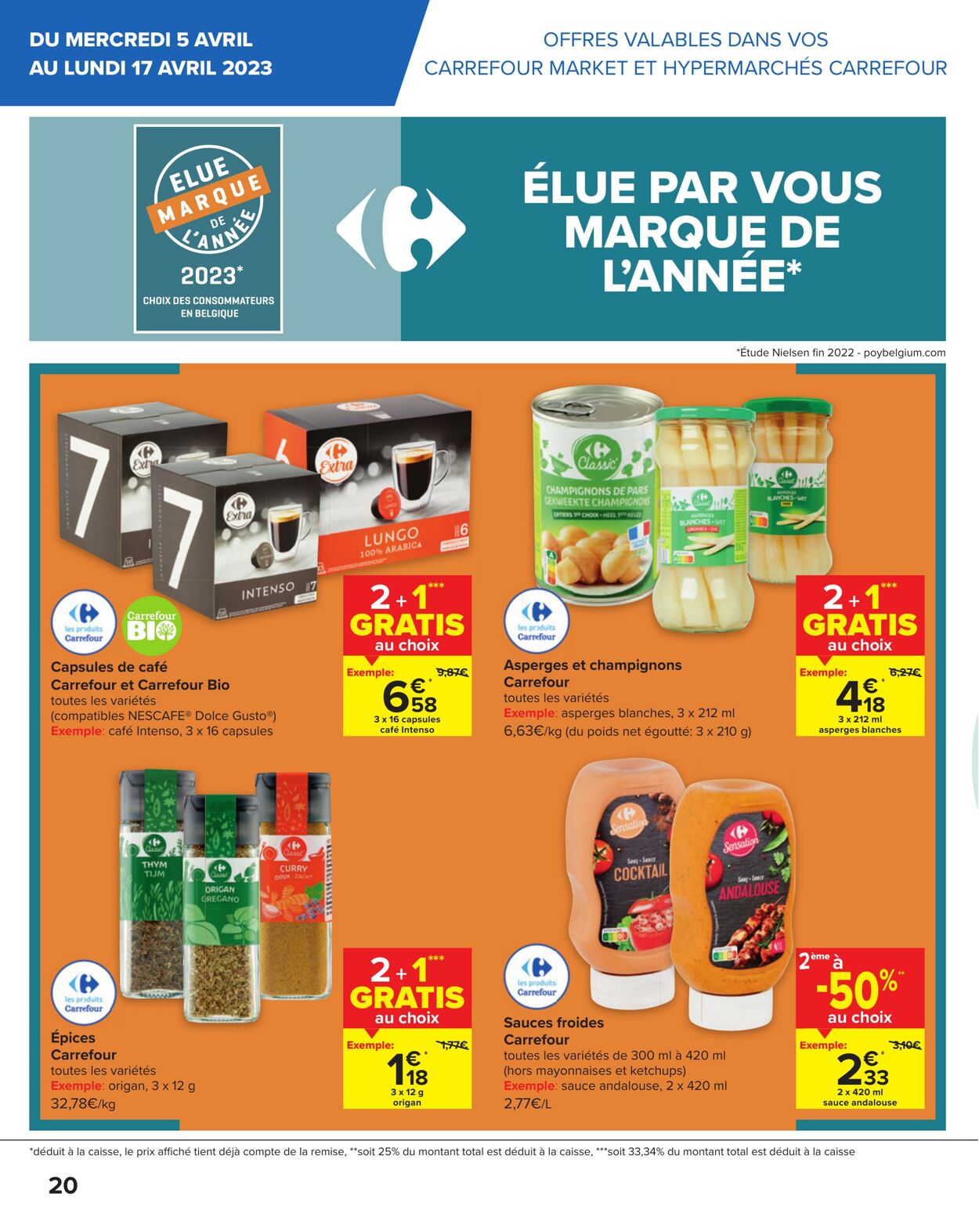 Folder Carrefour market 05.04.2023 - 17.04.2023