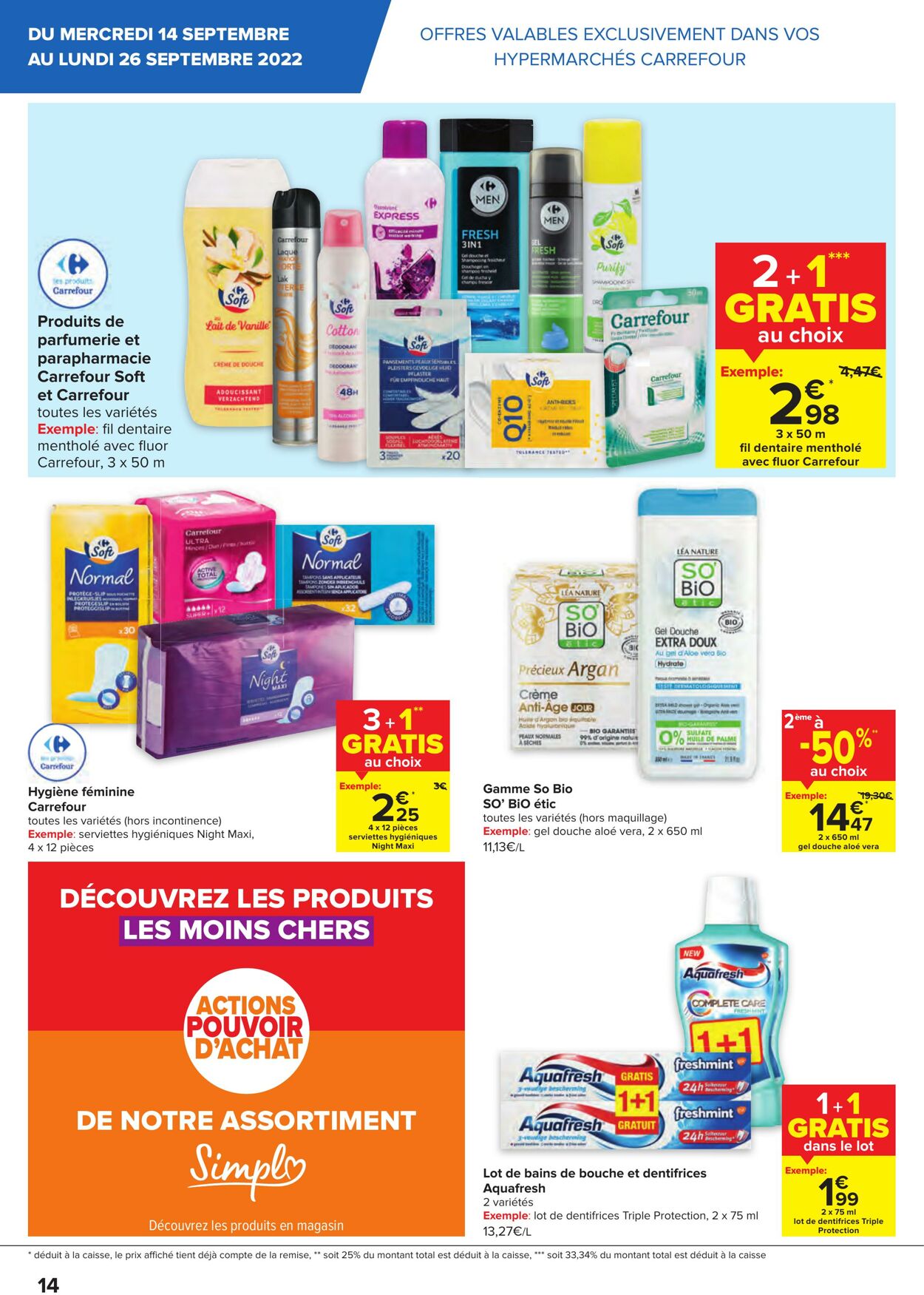 Folder Carrefour 14.09.2022 - 19.09.2022