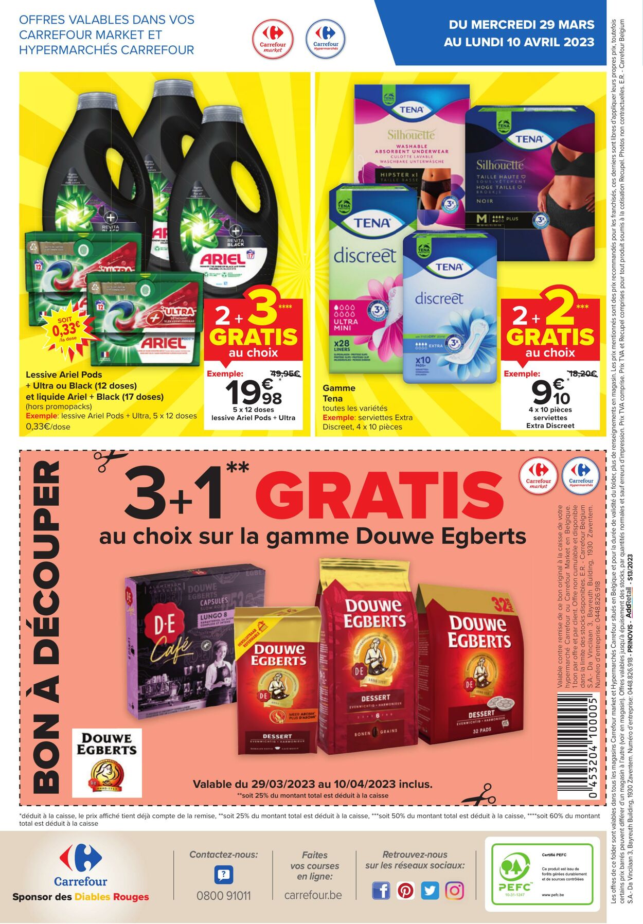 Folder Carrefour market 29.03.2023 - 10.04.2023