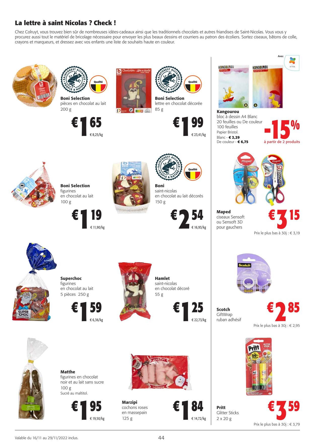Folder Colruyt 16.11.2022 - 29.11.2022