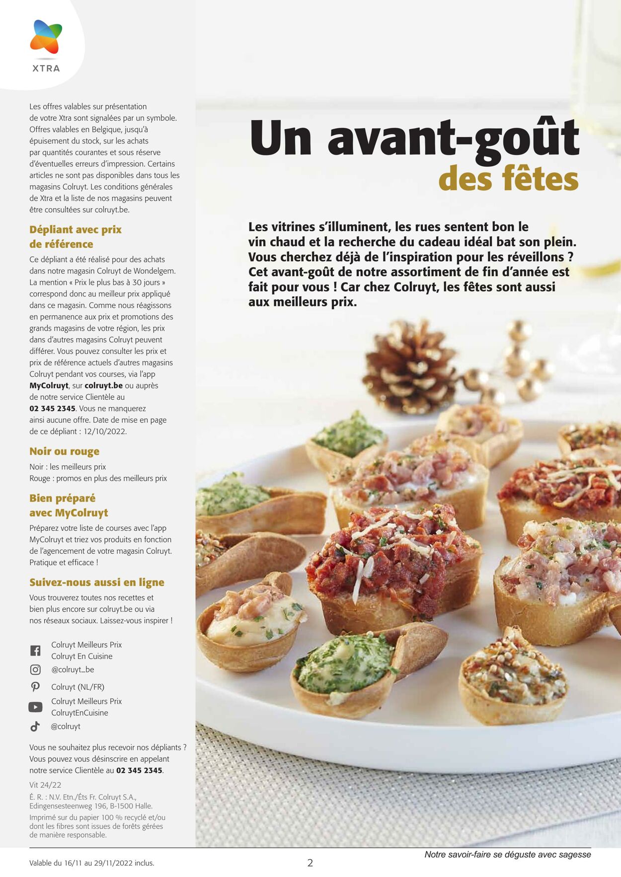 Folder Colruyt 16.11.2022 - 29.11.2022