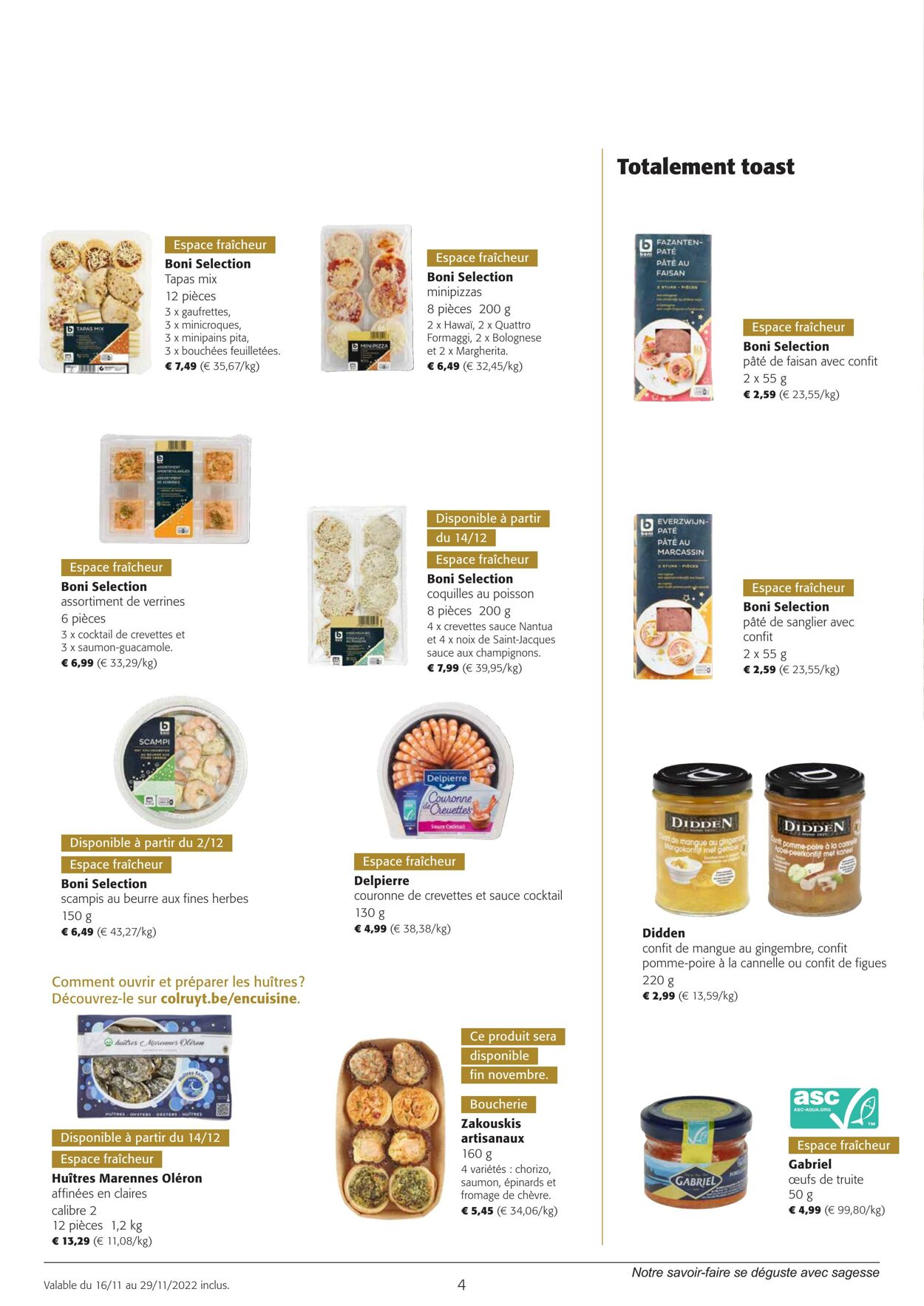 Folder Colruyt 16.11.2022 - 29.11.2022