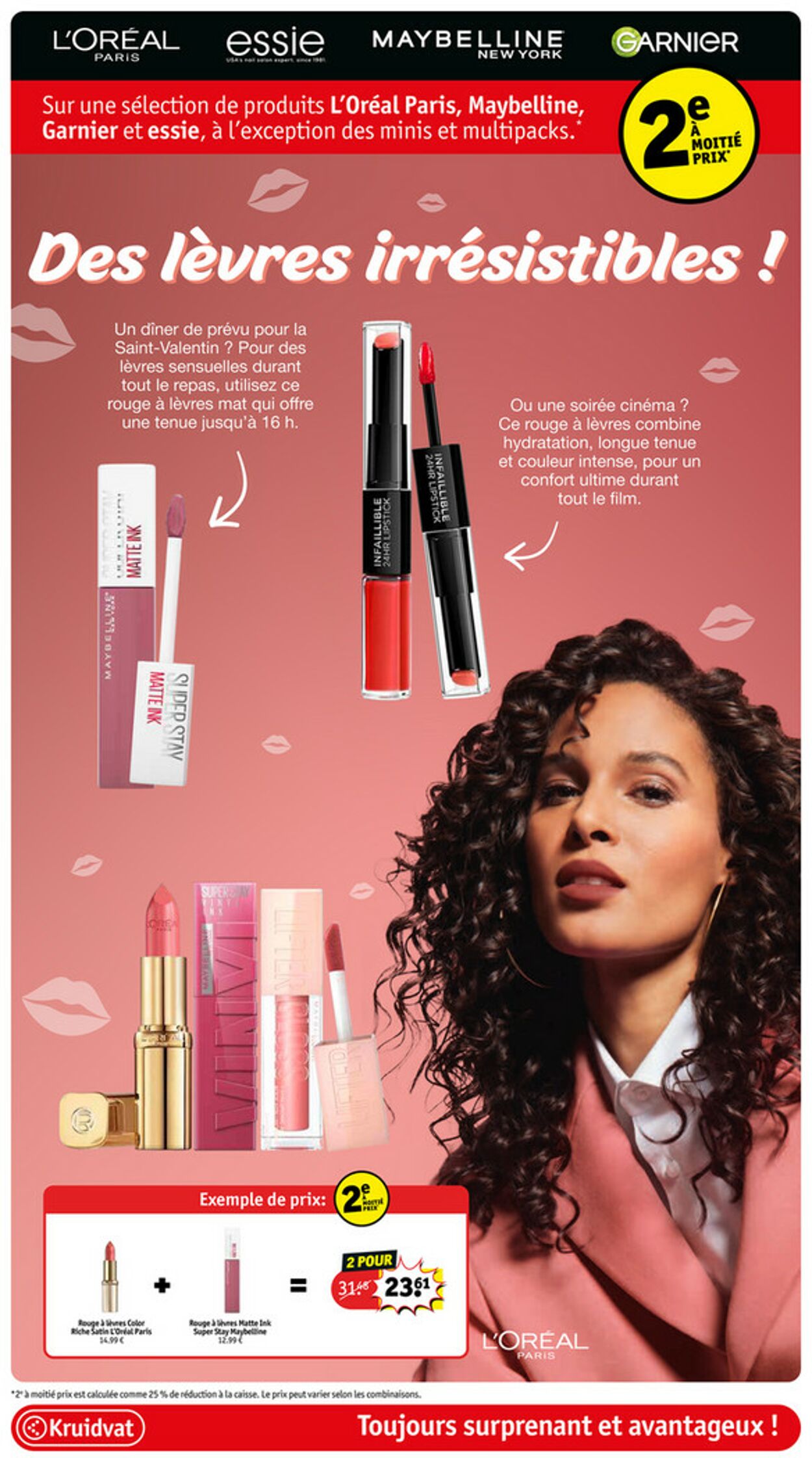 Folder actuel Kruidvat Saint Valentin 2023 Valable à partir du 07.