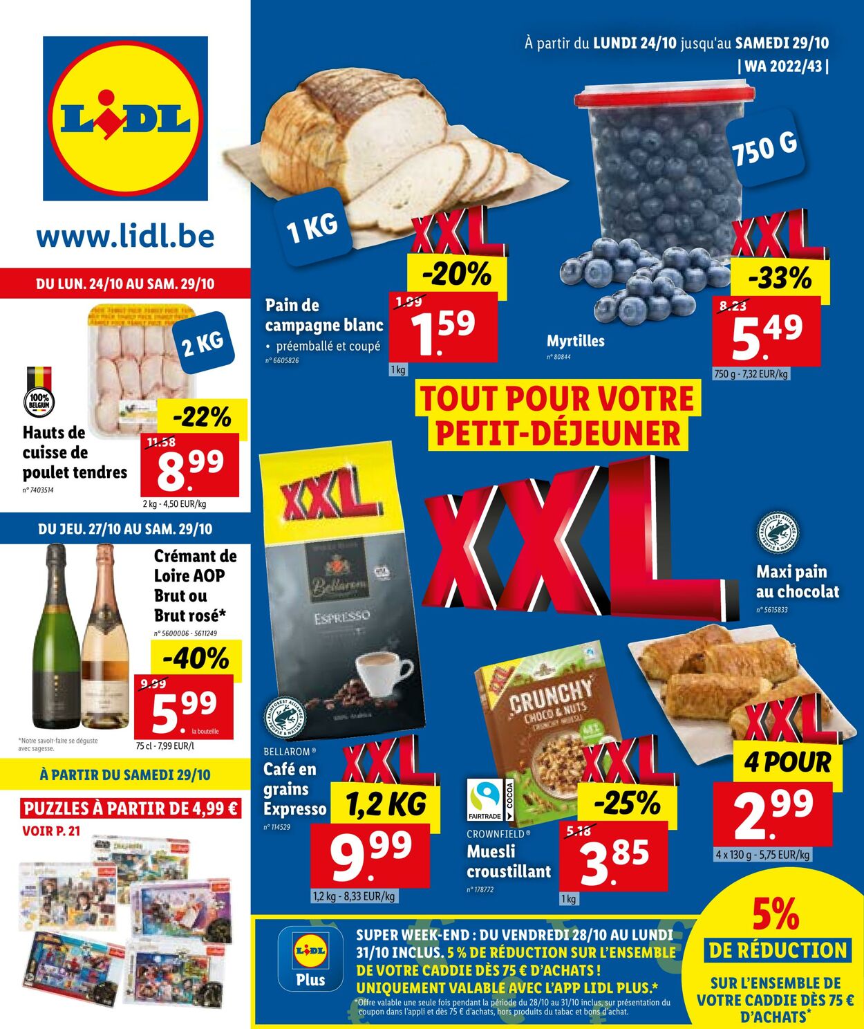 Lidl Folder Promotionnel Valable Partir Du 24 10 Au 29 10 Page N 