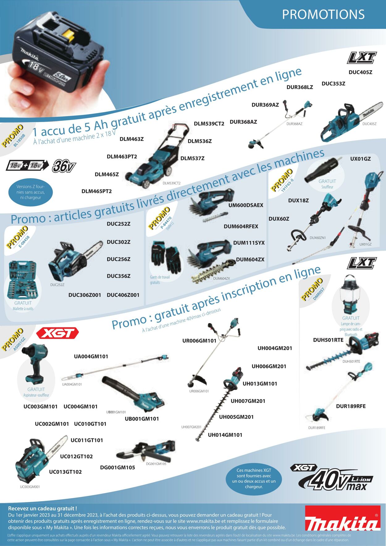 Folder Makita 01.04.2023 - 30.09.2023