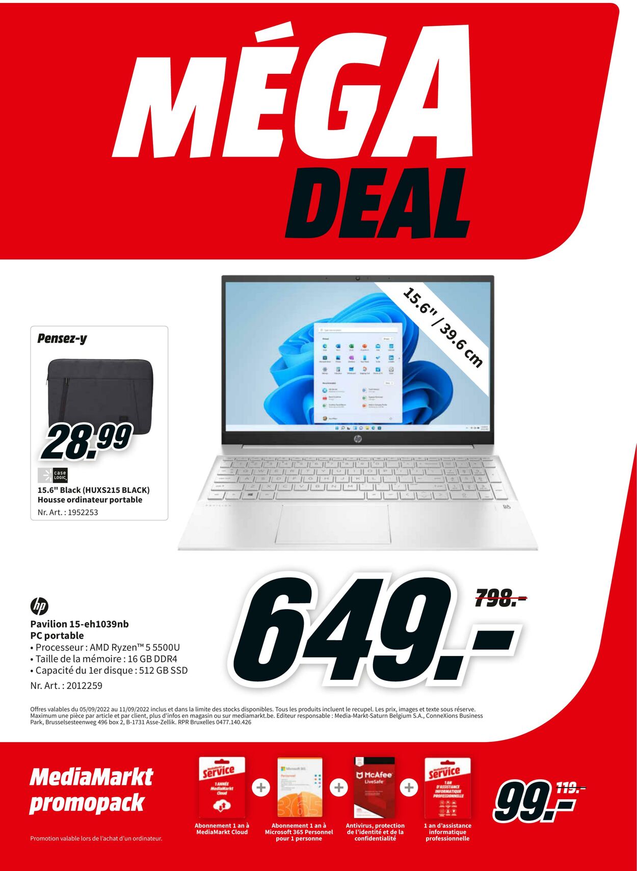 Folder MediaMarkt 05.09.2022 - 11.09.2022