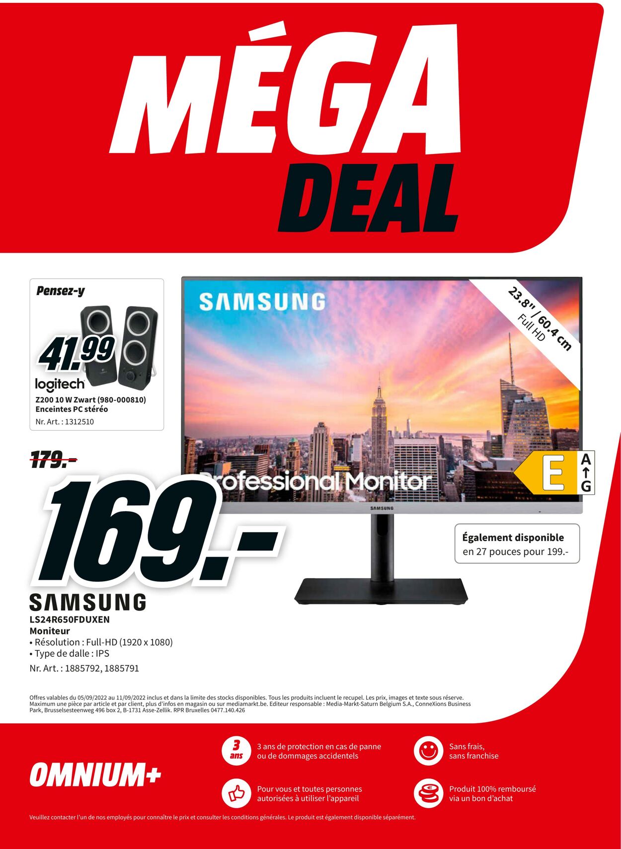 Folder MediaMarkt 05.09.2022 - 11.09.2022