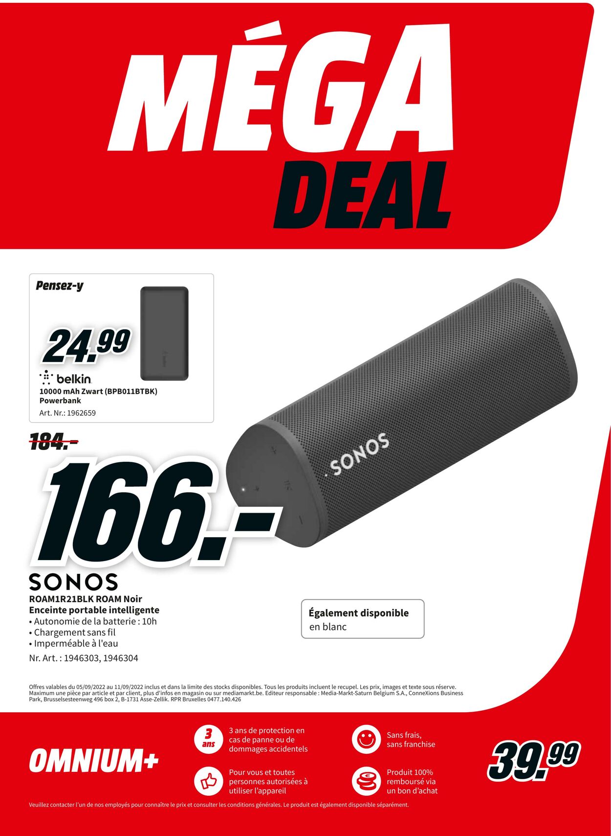 Folder MediaMarkt 05.09.2022 - 11.09.2022