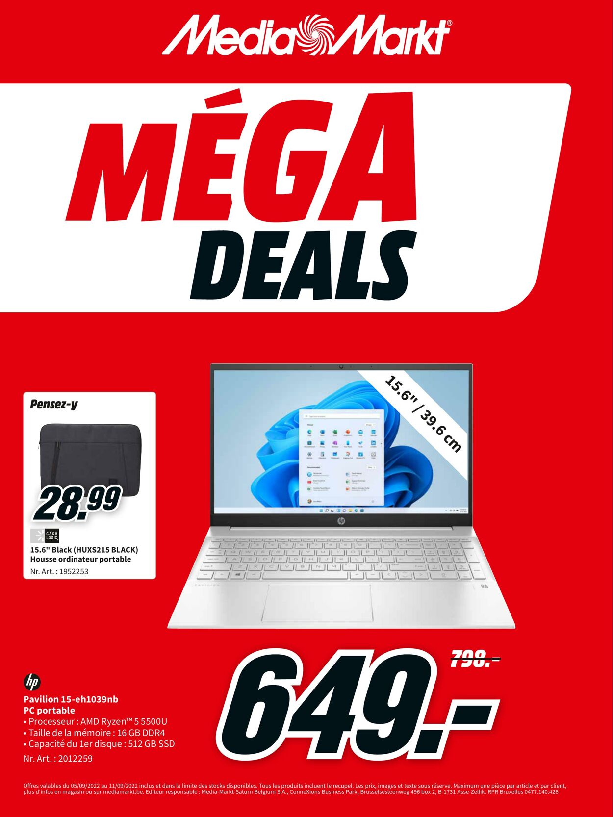 Folder MediaMarkt 05.09.2022 - 11.09.2022