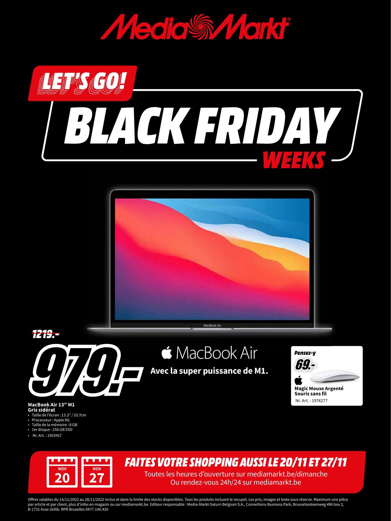 Folder MediaMarkt 14.11.2022 - 28.11.2022