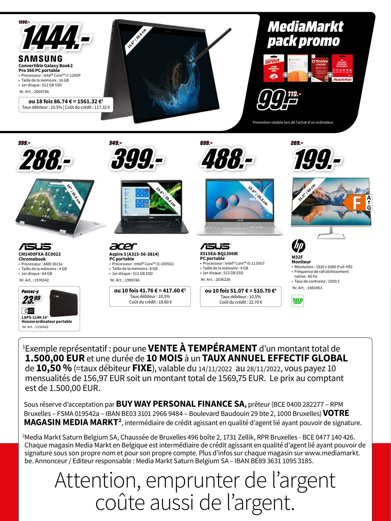 Folder MediaMarkt 14.11.2022 - 28.11.2022