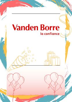 Folder Vanden Borre 26.01.2023 - 02.02.2023